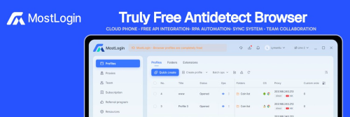 MostLogin: Free Anti-Associa...